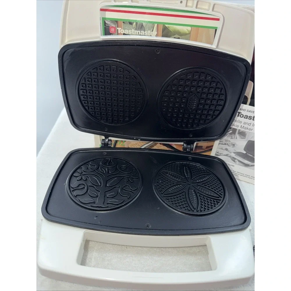 Toastmaster Pizzelle & Cookie Maker Press Bake Model 292 Nonstick Used Once